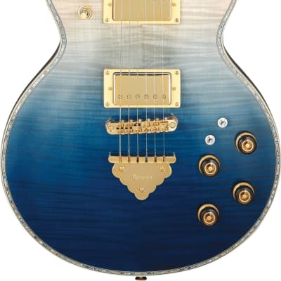 Ibanez AR420 AR Standard Electric Guitar, Transparent Blue Gradation image 1
