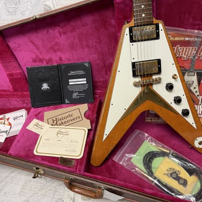 2008 Gibson 50th Anniversary 1958 Korina Flying V First Ever Made In  Custom Shop #1 of 100 image 2