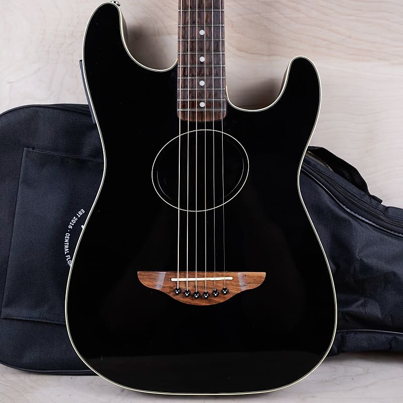 Fender Standard Stratacoustic 2000's Black w/ Bag image 1