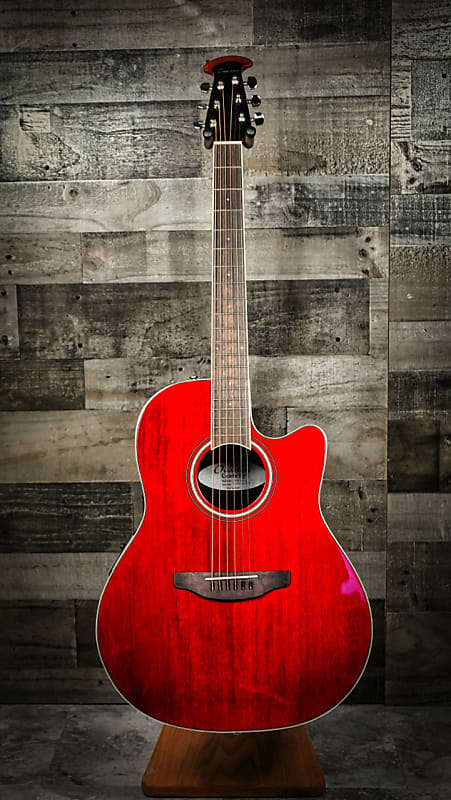 Ovation CS24-RR-G Celebrity Standard Ruby Red Mid-Bowl | Reverb Ovation CS24-RR-G Celebrity Standard Ruby Red Mid-Bowl | Reverb