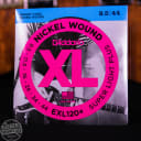 {3 Sets} D'Addario EXL120+ Nickel Wound Electric Guitar Strings, Super Light Plus Gauge