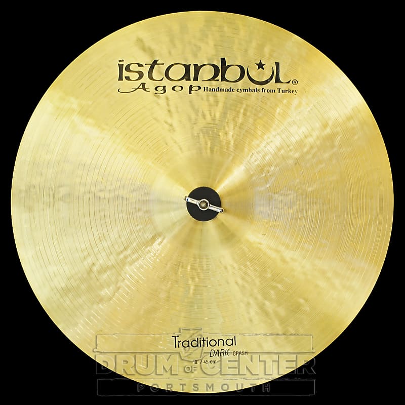 Istanbul Agop Traditional Dark Crash Cymbal 18