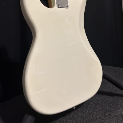 Austin 4-String Electric Bass White P Bass ABP200 w/ Gig Bag #304 image 17