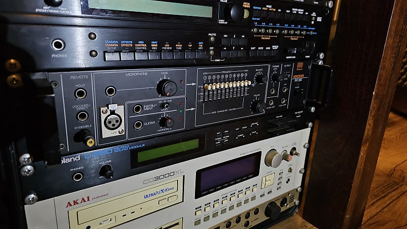 Roland SVC-350 Vocoder Plus Rackmount Analog Vocoder 1979 - 1986 - Black image 1
