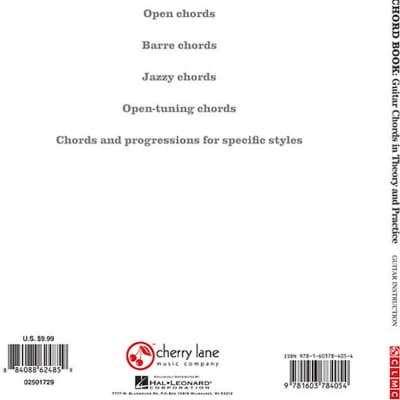 The Cherry Lane Guitar Chord Book - Guitar Chords in Theory and Practice