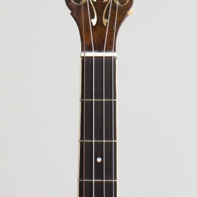 DeWick  5 String Banjo,  c. 1915, original black hard shell case. image 5