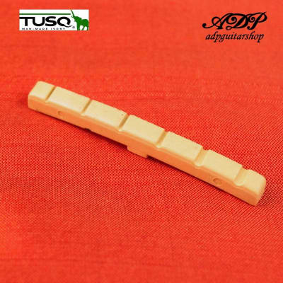 Graph Tech Aged Tusq XL PQL-5000-AG Fender Style Slotted Nut 43mm Strat Tele EE 35mm image 2