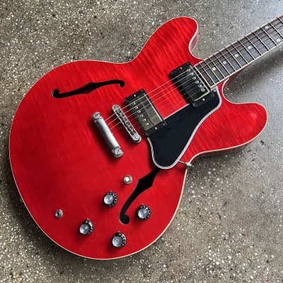 Gibson Memphis ES-335 Dot Figured 2013 - Cherry image 3