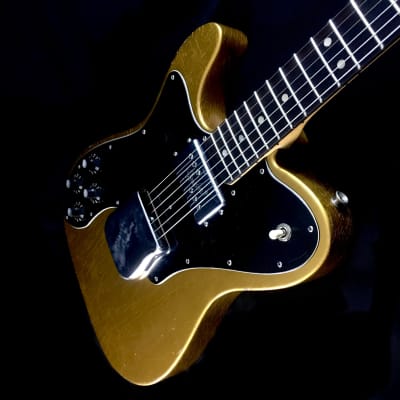 LEFTY! Vintage 1976 Fender Telecaster Custom Roasted Ash Firemist Gold Nitro Relic USA 7.2 lb! image 23