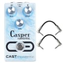 Cast Engineering Casper Delay True Bypass Guitar Effect Pedal Stompbox + Cables