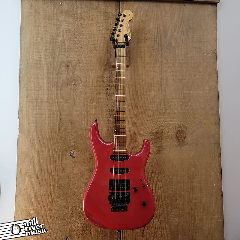 Edwards by ESP Vision Alpha 2-Toned Fretboard Transparent Red 1990s w/ Gig  Bag | Reverb