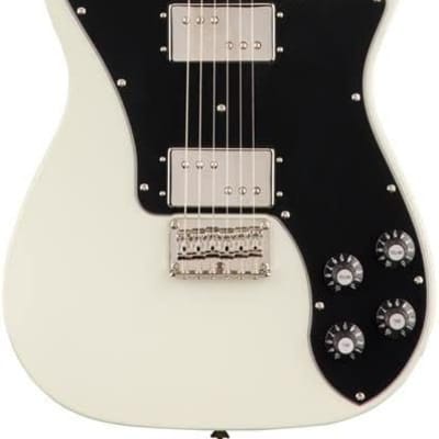 Squier Classic Vibe 70s Deluxe Telecaster Electric Guitar, with 2-Year Warranty, Olympic White, Maple Fingerboard image 1