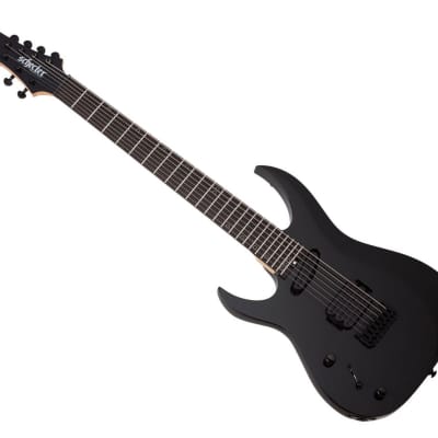 Schecter Sunset-7 Triad Left Handed Electric Guitar - Gloss Black - Used for sale