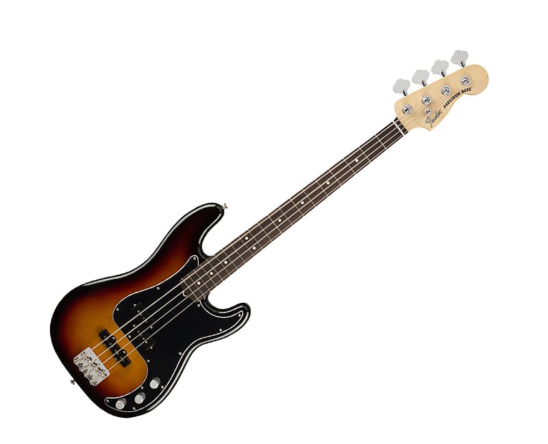 Used Fender American Performer Precision Bass - 3-Color Sunburst w/Rosewood FB image 1