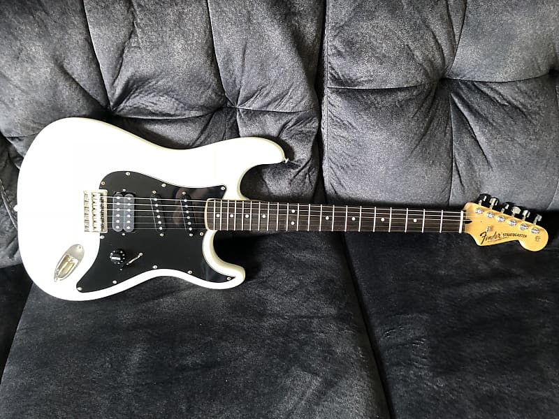 Jake E Lee Style Guitar Strat 80s White | Reverb