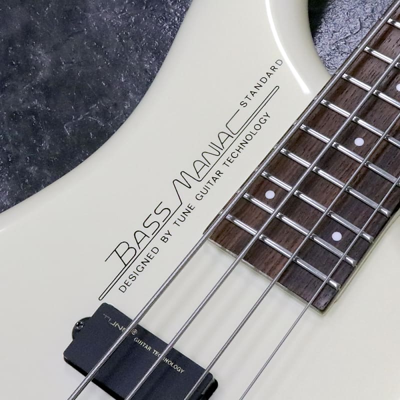 🇯🇵Tune Bass Maniac 80's TB-PJ White Pearl Made in Japan Vintage 3.4kg