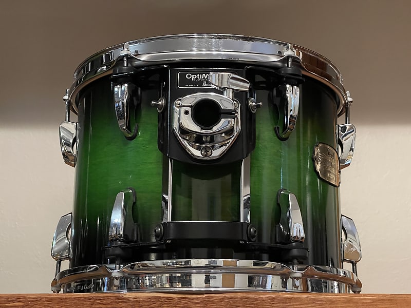 Pearl Session Custom SMX All-Maple Green Burst 10/12/14/22 Drum Kit