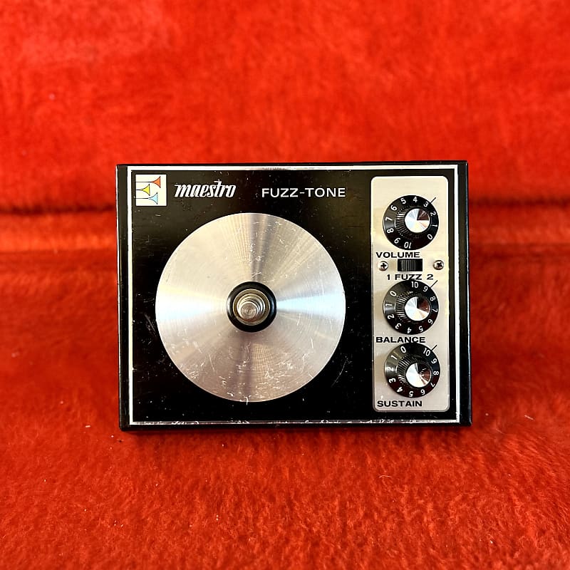 Maestro FZ-1s Fuzz tone effect pedal c 1970 original vintage