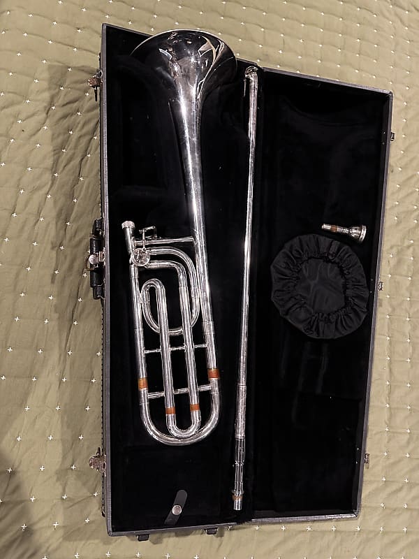 Blessing BTB88 Trombone with F Attachment in silver tone Reverb