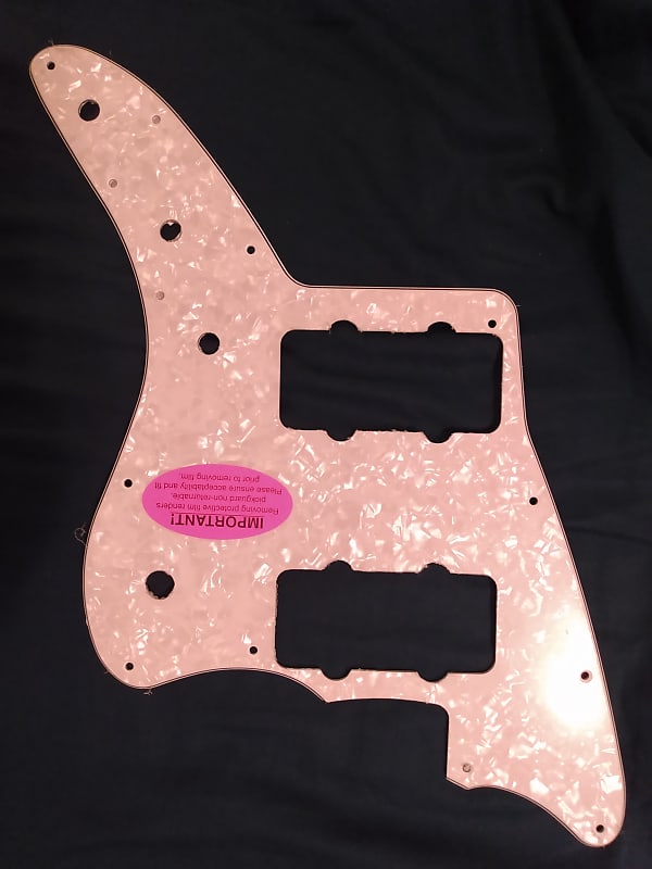 Warmoth Jazzmaster Pickguard White Pearloid Reverb 0598