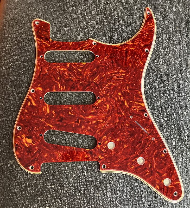 Celluloid Tortoise Pickguard For 1964 Present 11 Hole Fender Reverb