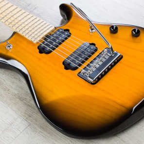 Ernie Ball Music Man JP7 John Petrucci 7-String Piezo Vintage Tobacco Burst Electric Guitar w/ Case image 1