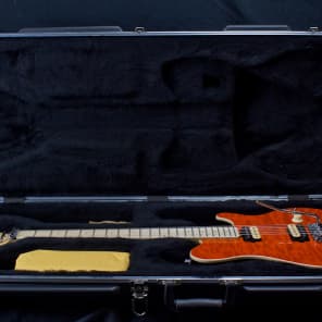 Ernie Ball Music Man Axis Trans Orange Electric Guitar image 12