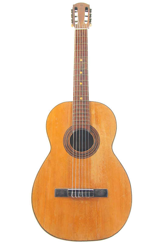 Juan Galan Caro 1896 romantic guitar - rare and collectable - disciple of Antonio de Lorca and contemporary of Antonio de Torres + video image 1