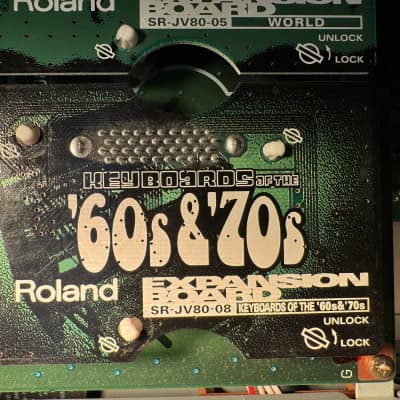 Roland SR-JV80-08 60s&70s Keyboards拡張ボード Roland SR-JV80-08 Keyboards Of The '60s & '70s Expansion