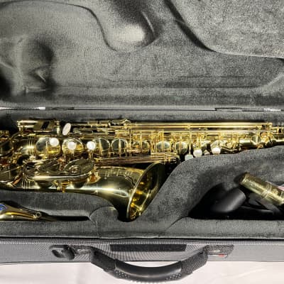 Like New Selmer Super Action 80 Series ii Alto Sax late 1990s  Gold Brass w/ S80 mouthpiece and custom case image 25