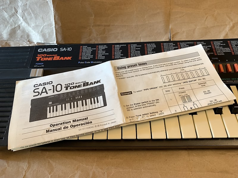 Casio sa 10 outlet keyboard