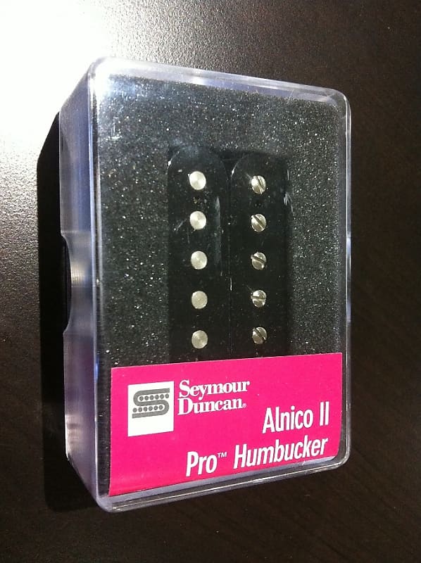 SEYMOUR DUNCAN APH-1N B Neck Black Alnico Pro Humbucker Pickup image 1
