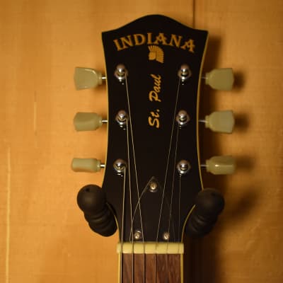 Indiana St. Paul Electric Guitar Black image 4