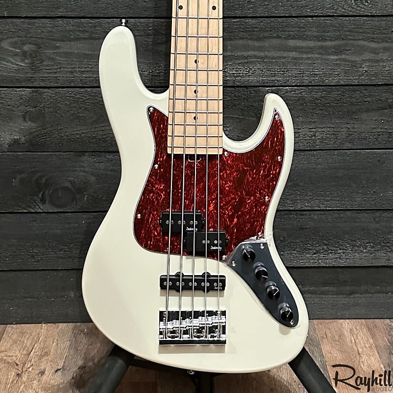 Sadowsky MetroExpress Hybrid P/J 5-String White Electric Bass | Reverb