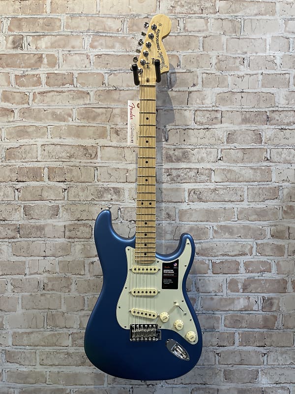 Fender American Performer Stratocaster with Maple Fretboard - Satin Lake Placid Blue (King Of Prussia, PA) image 1