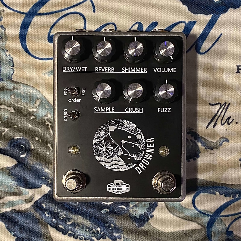 PolarBear Effects Drowner 2020 Black BStock Reverb