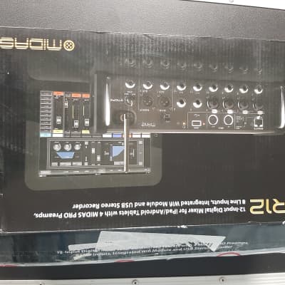 Midas MR12 12-Input Digital iOS/Android Tablet Mixer 2016 - Present - Black image 7