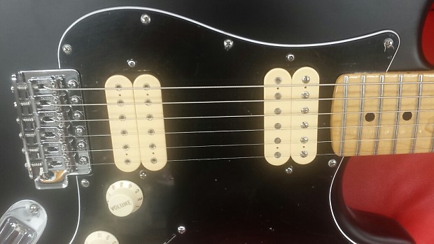 Fender FSR Hot Rod Stratocaster with Dimarzio HH Satin Black