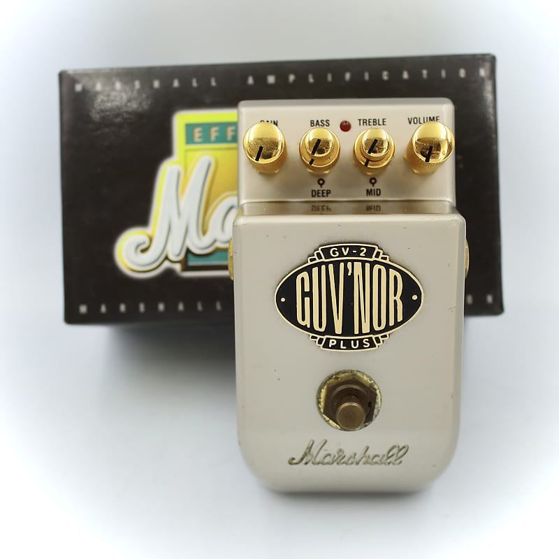 Marshall GV-2 Guv'nor Plus Distortion Adapter Use Only With Original Box  Guitar Effect Pedal I1999250037Z