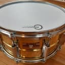 Yamaha SD-416 14x6.5" Brass Snare Drum with Die Cast Hoops, Extended Cable Snares 1987-1996 - Brass