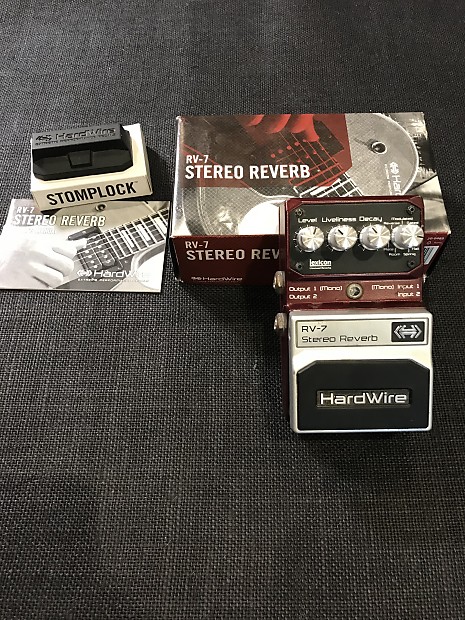 ギター Digitech HardWire Stereo Reverb RV-7 DigiTech RV-7 HardWire Stereo Reverb