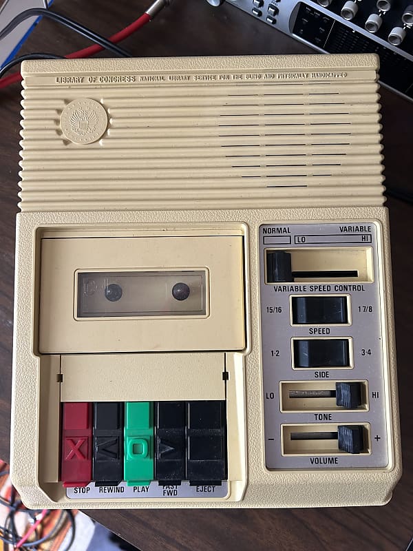 Telex C1 Deck/Cassette Player For The Blind Talking Book Reverb