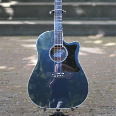 Takamine LTD 2021 Blue Rose - Charcoal Blue Gradation | Reverb