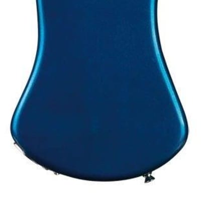 Hofner HCT Shorty Electric Travel Guitar - Blue image 3