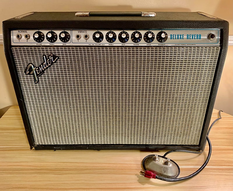 Fender Deluxe Reverb 1978 with VibratoReverb Footswitch Reverb