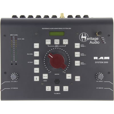 Heritage Audio RAM System 2000 Desktop Monitor Controller with Bluetooth