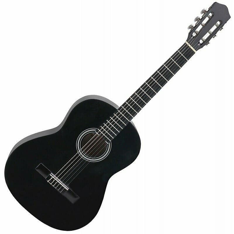 Maxine Guitars STV39 N Classica 4/4 Black image 1