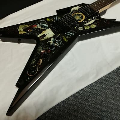 DEAN Razorback Dimebag Lone Star electric GUITAR new w/ CASE | Reverb