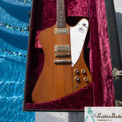 Classic 1976 Gibson  Firebird Bicentennial Edition - Natural - w OHSC - Pro Set Up by Lays Guitar! image 2