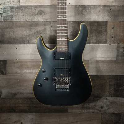 Schecter Devil 6 FR SBK Satin Black | Reverb